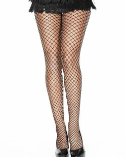 Music Legs Mini Diamond Net Spandex Stocking