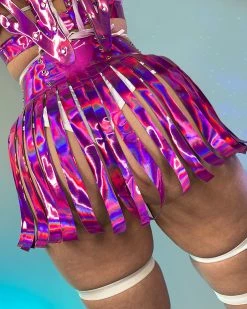 Daisy's Corsets Fuchsia Feelz Fringe Skirt -ravewonder shop 9 8718998b 2f3b 4885 b914 29f4a98df110