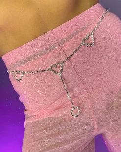 AE Heart Luv Rhinestone Belly Chain -ravewonder shop BELT 77398c72 48d2 4513 a845 78ba5aef0bfd