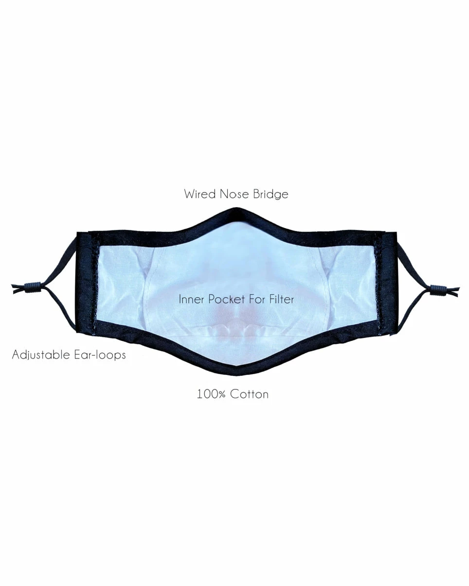 Neva Nude Pink Envy Wrath Stud Face Mask With Filter Pocket 2 Neva Nude Pink Envy Wrath Stud Face Mask With Filter Pocket - Image 2