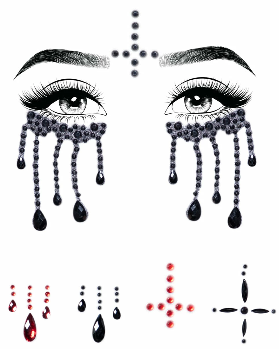 Leg Avenue Possessed Nun Face Jewels 3 Leg Avenue Possessed Nun Face Jewels - Image 3