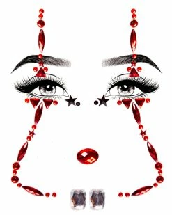 Leg Avenue Red With Envy Clown Face Jewels -ravewonder shop Blank964x1205 2020 09 15T103233.073