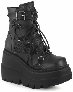 Pleasers Demonia Shaker Black Vegan Wedge Platform -ravewonder shop Blank964x1205 2020 09 24T080746.648