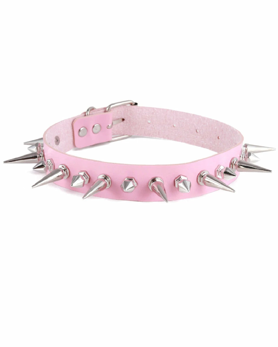AE Not Too Close Spiked Choker 5 AE Not Too Close Spiked Choker - Image 5