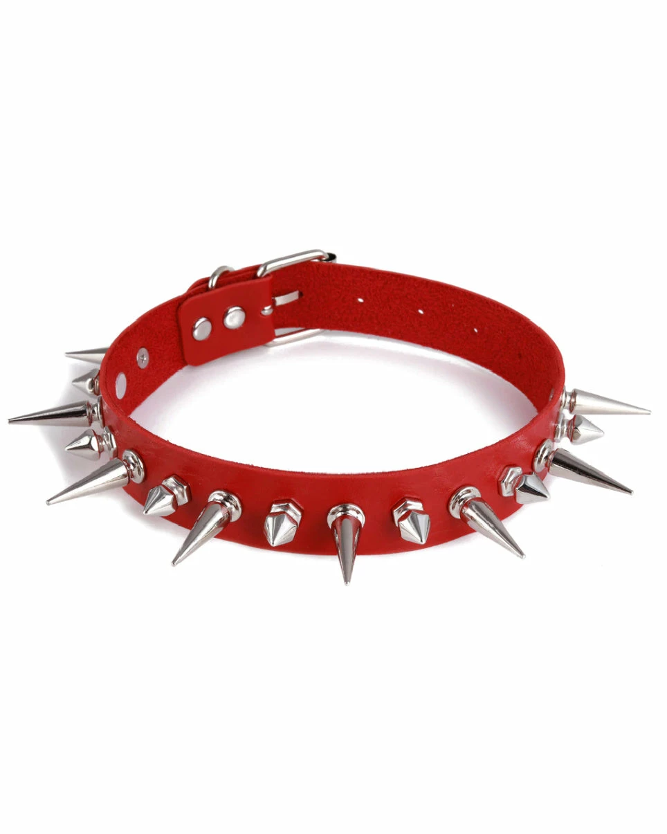 AE Not Too Close Spiked Choker 6 AE Not Too Close Spiked Choker - Image 6