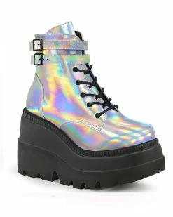 Pleasers Demonia Holo Silver Stacked Platform -ravewonder shop Blank964x1205 2020 11 18T131804.249