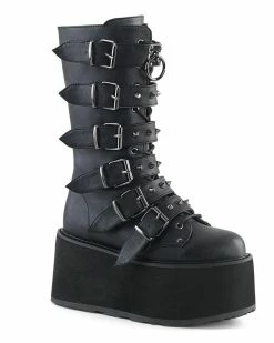 Pleasers Demonia Matte Black Studded Mid-Calf Platform Boots -ravewonder shop Blank964x1205 2021 02 10T112218.113