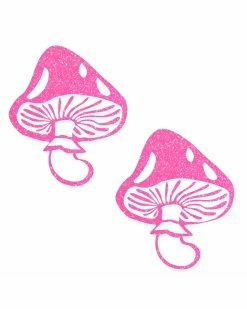 Neva Nude Neon UV Pink Glitter Toadstool Pasties -ravewonder shop Blank964x1205 2021 04 02T114708.093