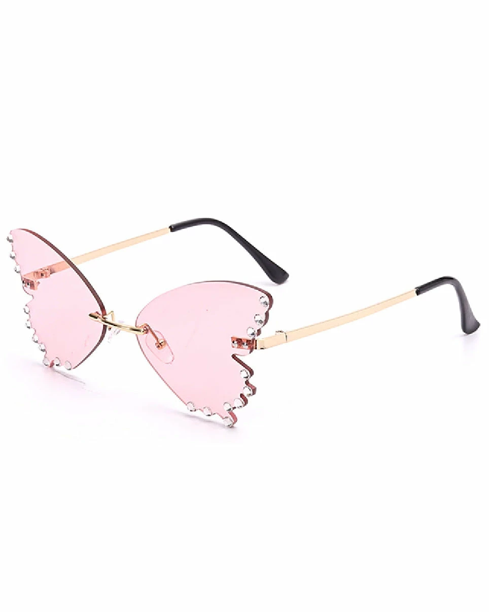 AE Diamond Butterflies Color Sunglasses 8 AE Diamond Butterflies Color Sunglasses - Image 8