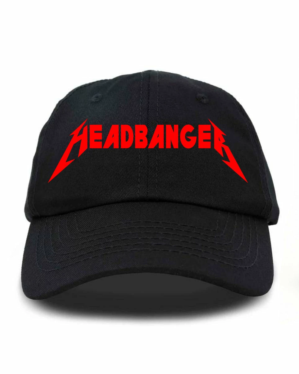 Jarmoo Red Metal AF Headbanger Dad Hat 6 Jarmoo Red Metal AF Headbanger Dad Hat - Image 4