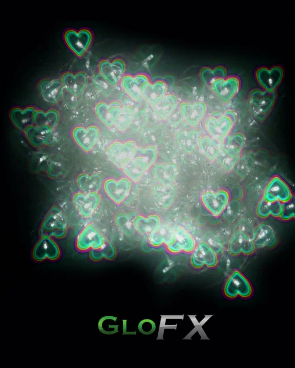 GloFX Heart Diffraction Glasses 2 GloFX Heart Diffraction Glasses - Image 2