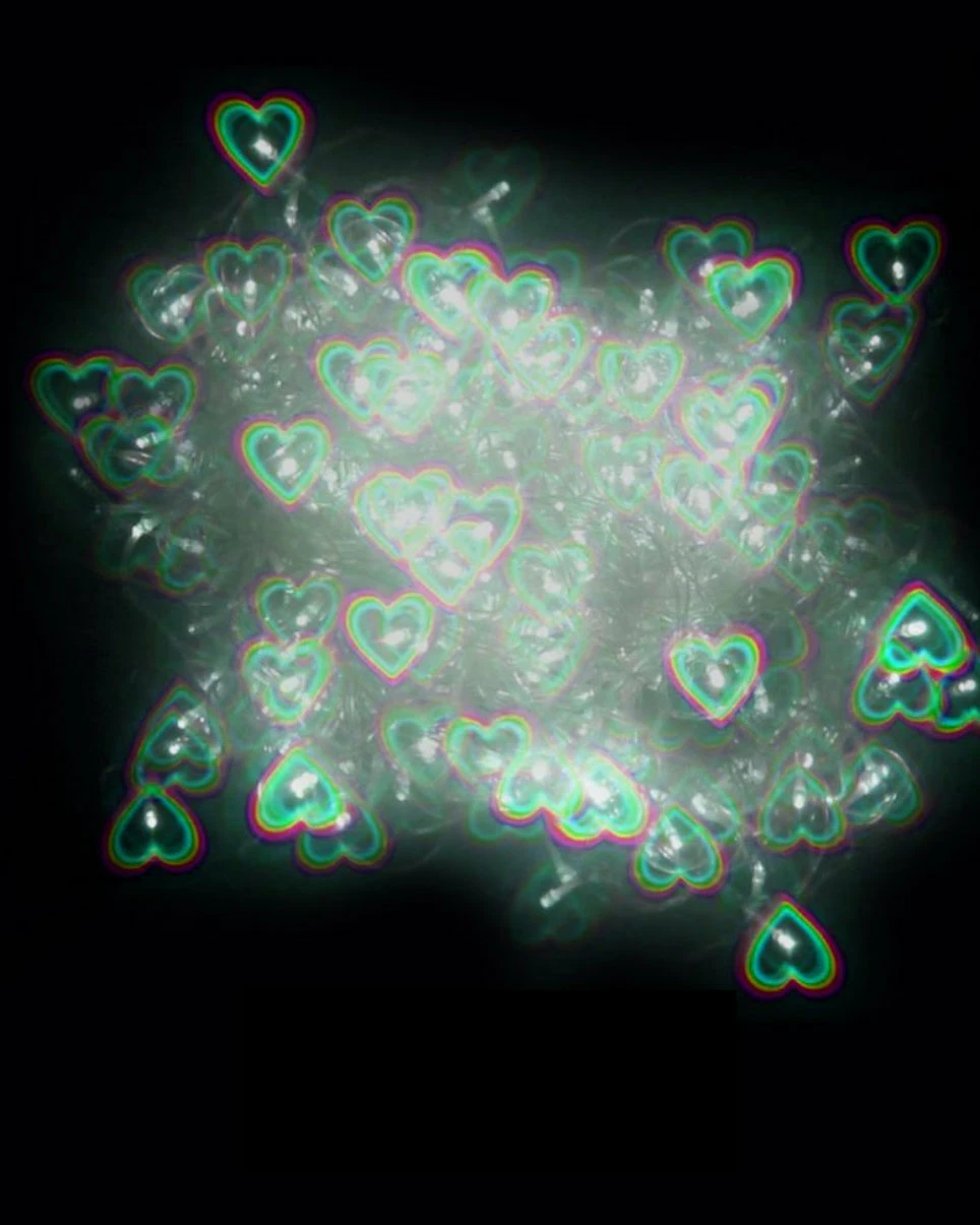 AE Heart Frame Diffraction Glasses 2 AE Heart Frame Diffraction Glasses - Image 2