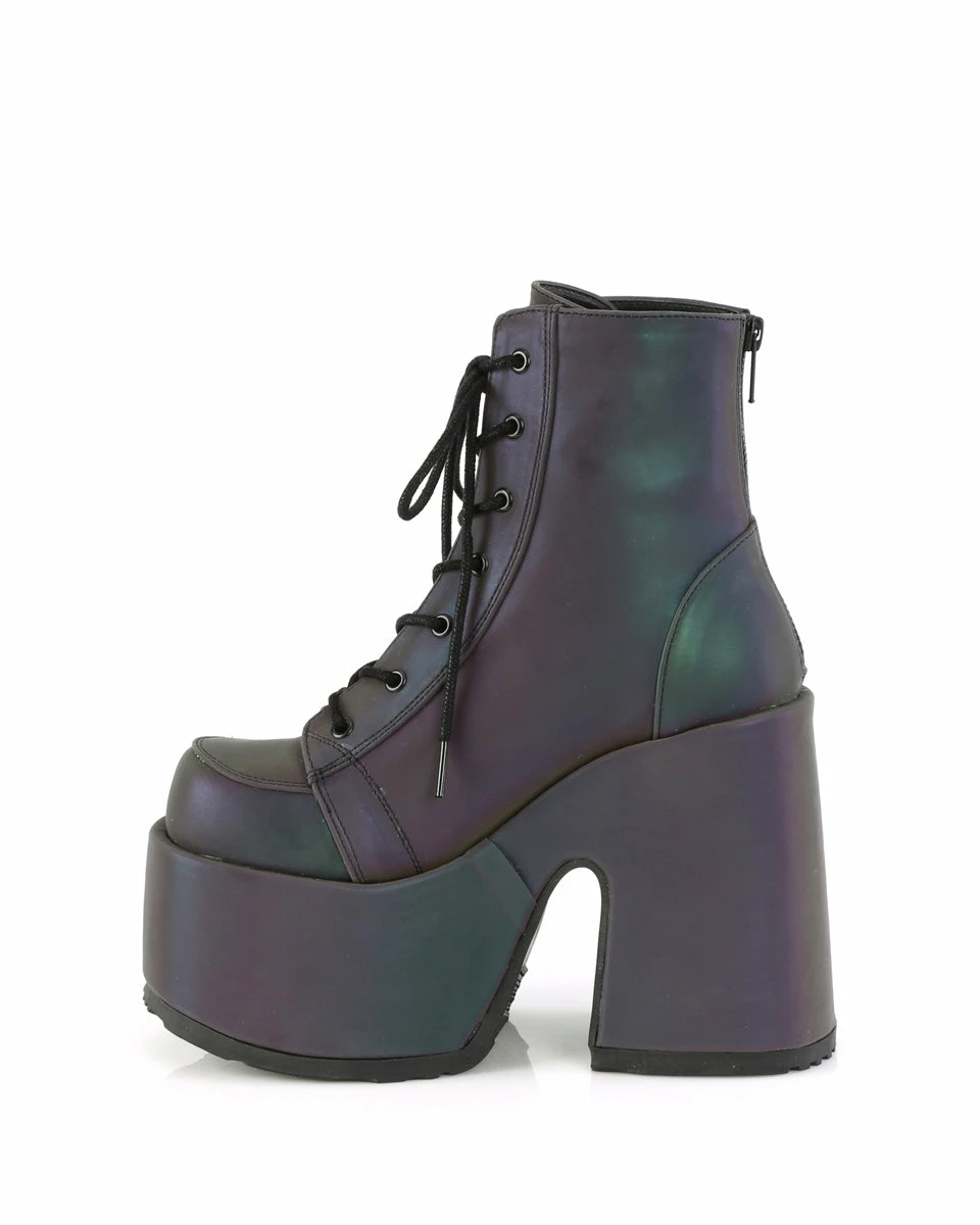 Pleasers Demonia Rainbow Reflective Platform Bootie 11 Pleasers Demonia Rainbow Reflective Platform Bootie - Image 9