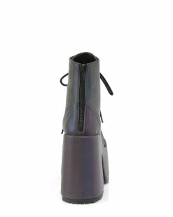 Pleasers Demonia Rainbow Reflective Platform Bootie 21 Pleasers Demonia Rainbow Reflective Platform Bootie -ravewonder shop CAMEL 203 GRNMCREFL09