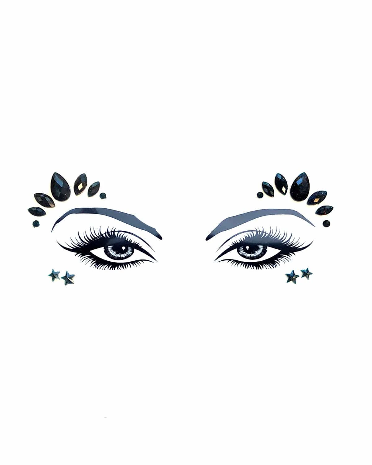 Neva Nude Black Magic Pixie Crystal Face Jewel 2 Neva Nude Black Magic Pixie Crystal Face Jewel - Image 2