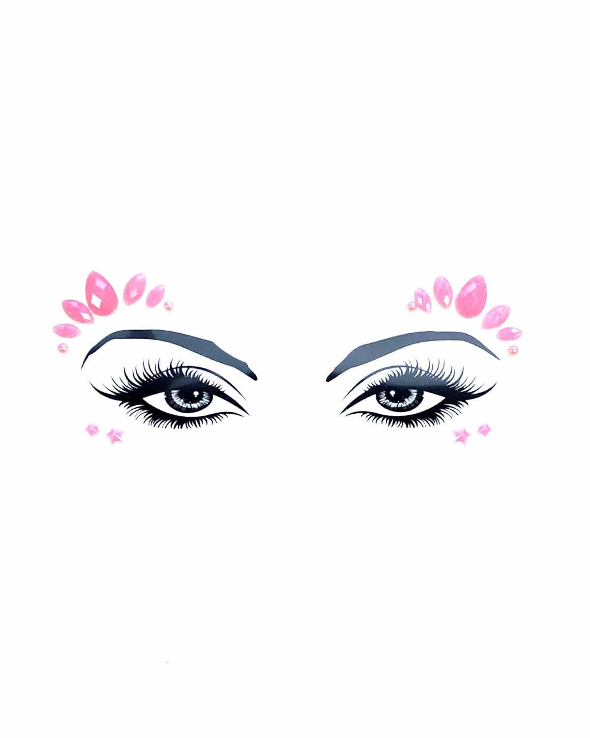 Neva Nude Baby Pink Pixie Crystal Face Jewel 2 Neva Nude Baby Pink Pixie Crystal Face Jewel - Image 2