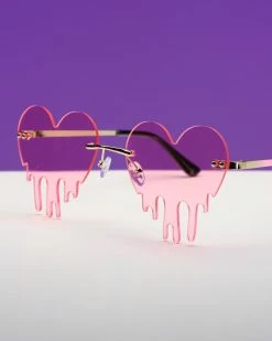 AE Heart Drip Sunglasses