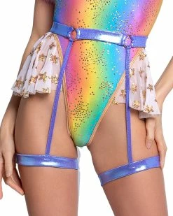 J. Valentine Python Shimmer Ring Garter -ravewonder shop FR105 CNF FR160 RNB FR136 LAV FRONT