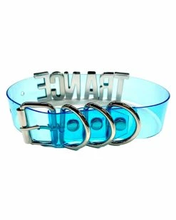 AE TRANCE PVC Choker -ravewonder shop G019 TRANCE BACK