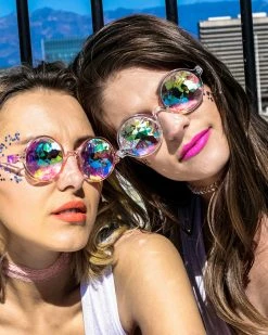 AE Retro Round Kaleidoscope Glasses 17 AE Retro Round Kaleidoscope Glasses -ravewonder shop GLASS 713eb38f 321b 49db 8081 f4022b58f434