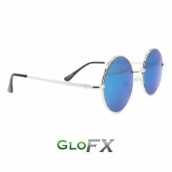 GloFX Imagine Diffraction Glasses Blue Mirror -ravewonder shop GloFX Imagine Diffraction Glasses Blue Mirror Gallery 1