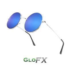 GloFX Imagine Diffraction Glasses Blue Mirror -ravewonder shop GloFX Imagine Diffraction Glasses Blue Mirror Gallery 4