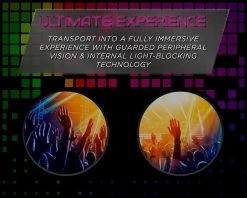 GloFX Pixel Pro Infinite Portal Goggles -ravewonder shop GloFX Pixel Pro Infinite Portal Goggles Admat 6 Ultimate Experience