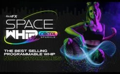 GloFX Space Whip Remix - Sparkle Fiber -ravewonder shop GloFX Space Whip Remix Sparkle Fibers Admat Title