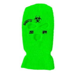 Jarmoo Biohazard Hardstyle Green Ski Mask -ravewonder shop HardstyleSkiMask MockupGreen