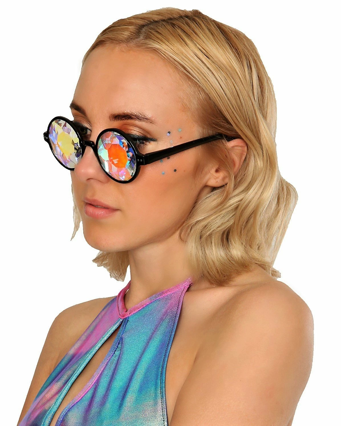 AE Retro Round Kaleidoscope Glasses 7 AE Retro Round Kaleidoscope Glasses - Image 7