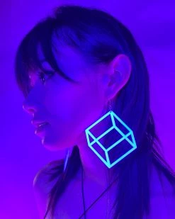 AE Cubed In Neon PVC Earrings 13 AE Cubed In Neon PVC Earrings -ravewonder shop Photo Feb 09 4 41 18 PM 1