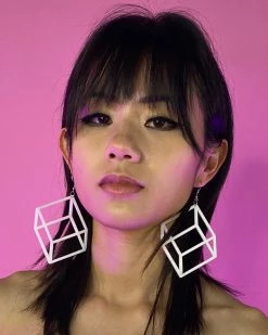 AE Cubed In Neon PVC Earrings 15 AE Cubed In Neon PVC Earrings -ravewonder shop Photo Feb 09 4 55 31 PM