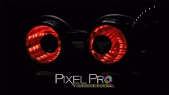 GloFX Pixel Pro Infinite Portal Goggles -ravewonder shop Pixel Pro Infinite Portal Effect Admat