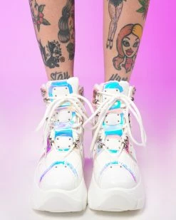 Anthony Wang White Passion Fruit Wedge Sneakers 8 Anthony Wang White Passion Fruit Wedge Sneakers -ravewonder shop RW 011123 12