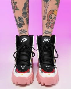 Anthony Wang Dragonfly Platform Wedge Sneakers 13 Anthony Wang Dragonfly Platform Wedge Sneakers -ravewonder shop RW 011123 42