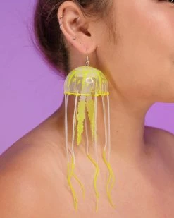 AE Neon Jellyfish Earrings -ravewonder shop RW 061322 415