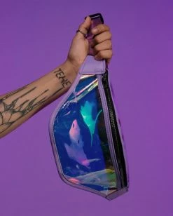 AE Clear Holographic Fanny Pack -ravewonder shop RW 062322 170