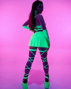 Roma Hypnotic Swirl Metallic Leg Wraps (Pair) -ravewonder shop RW 062322 758 803f7b44 d40f 4785 8870 75c9a56fb457