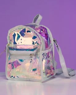 AE Clear Holographic Mini Backpack -ravewonder shop RW 062822 27