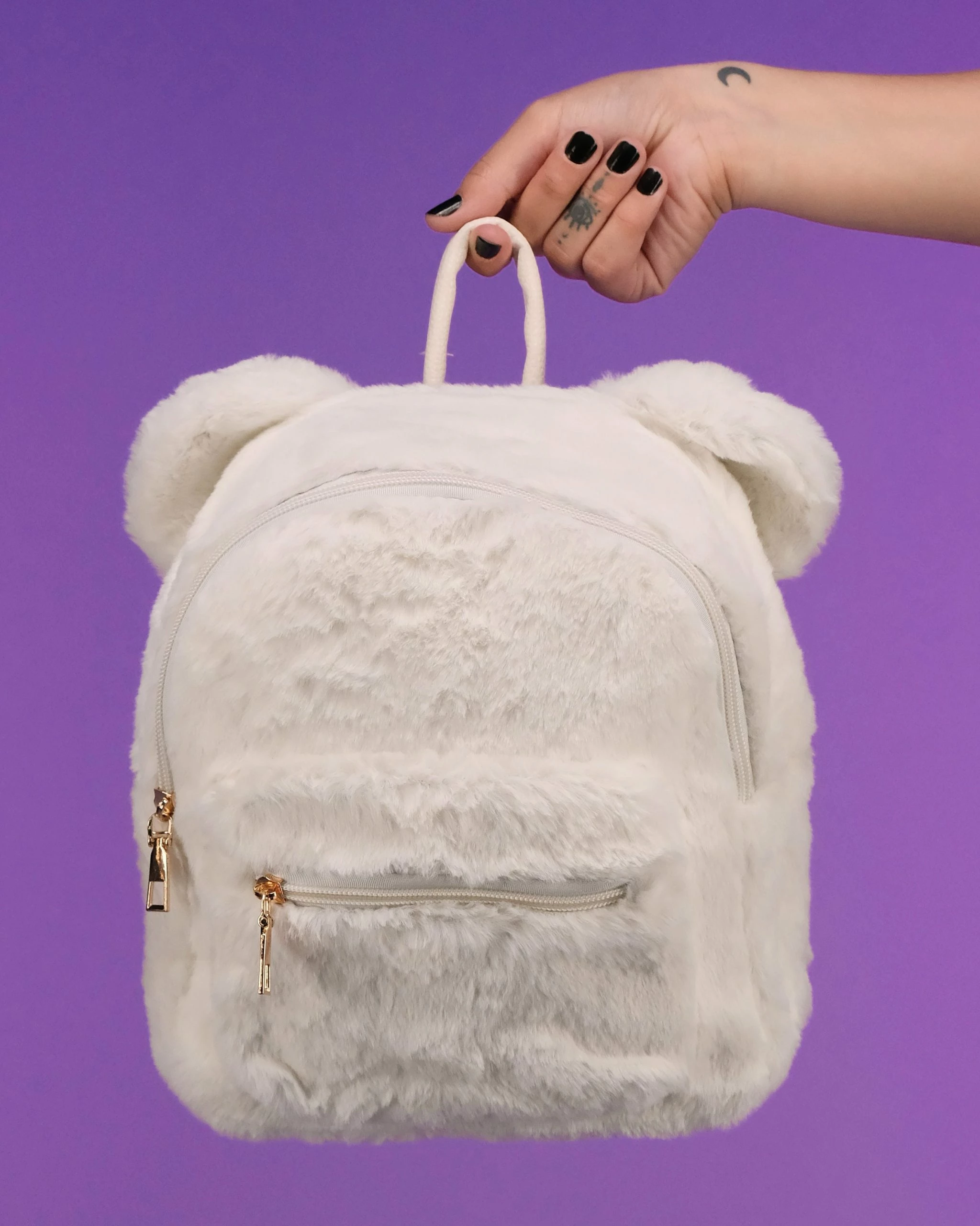 AE Fuzzy Bear Mini Backpack 4 AE Fuzzy Bear Mini Backpack - Image 4