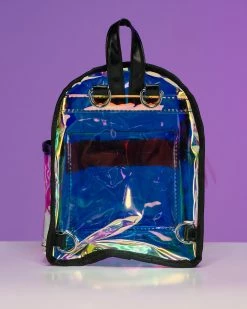 AE Clear Holographic Mini Backpack -ravewonder shop RW 062822 6