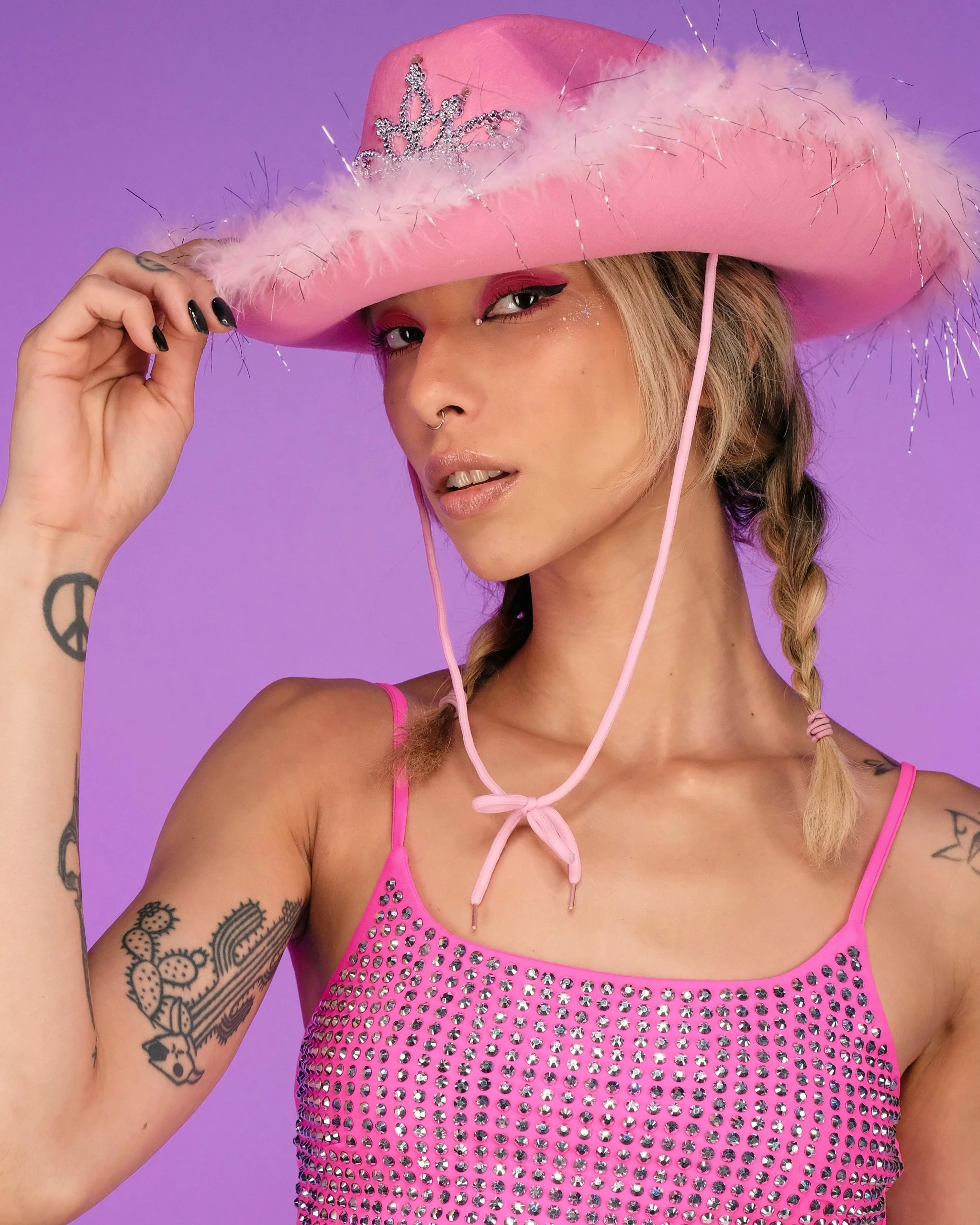 AE LED Rodeo Princess Cowboy Hat 5 AE LED Rodeo Princess Cowboy Hat - Image 3