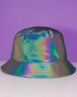 AE Rainbow Flash Reflective Bucket Hat