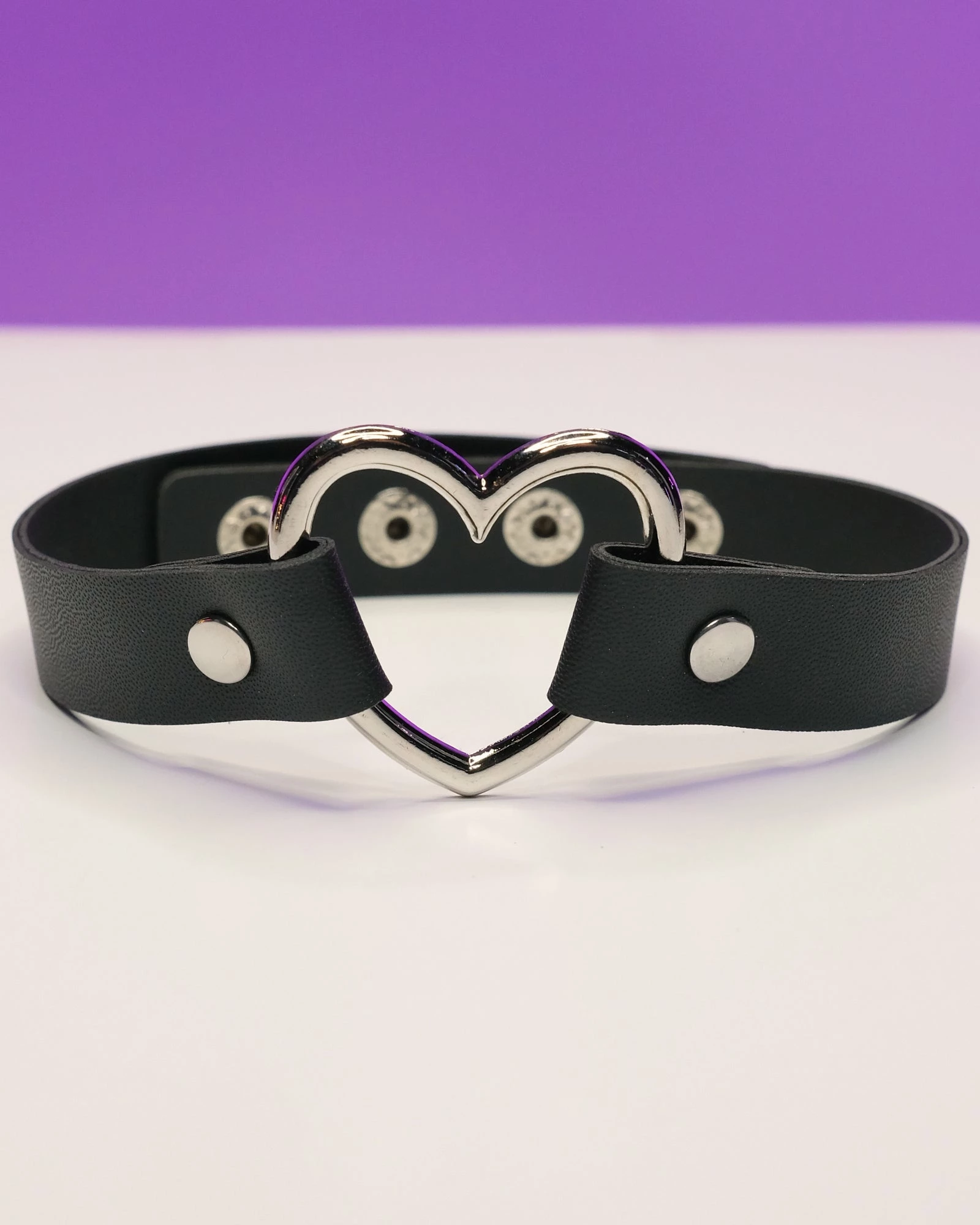 AE Black Heart Matte Choker 1 AE Black Heart Matte Choker