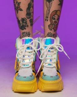 Anthony Wang Robo Kid Platform Wedge Sneakers 16 Anthony Wang Robo Kid Platform Wedge Sneakers -ravewonder shop RW 071422 151