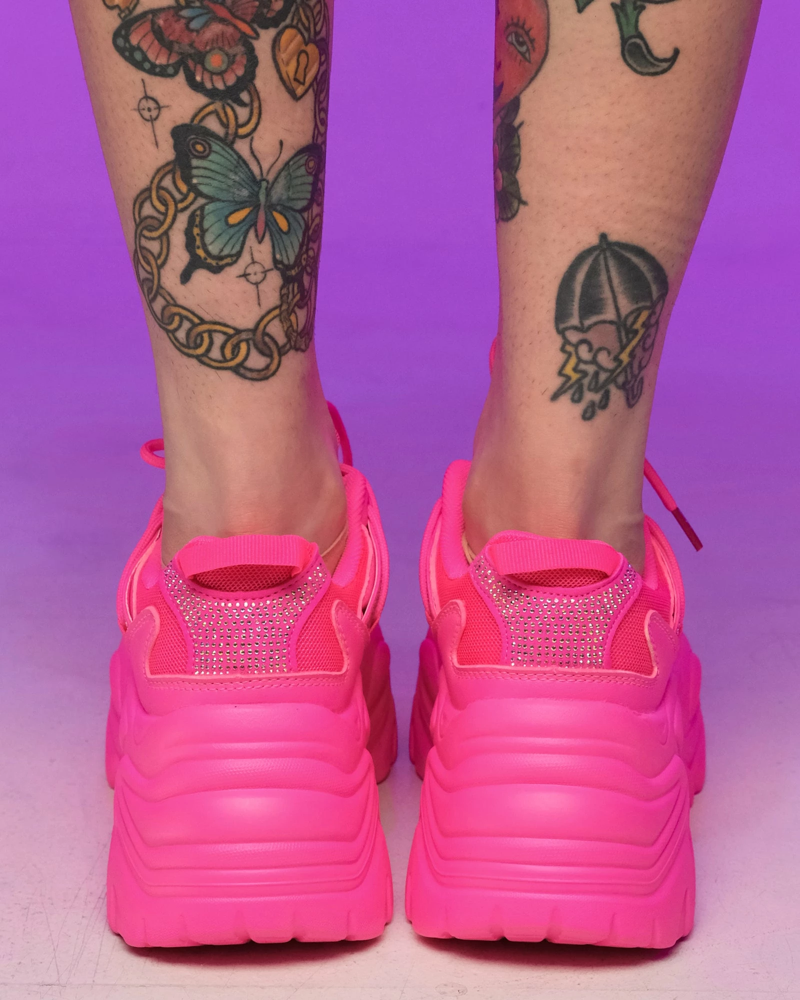 Berness Shoes Hot Pink Steppin' Out Sneakers 10 Berness Shoes Hot Pink Steppin' Out Sneakers - Image 8