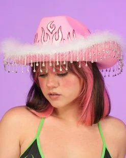 KBW Lover's Flame Fringe Cowboy Hat