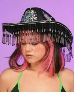 KBW Night Rider Fringe Cowboy Hat