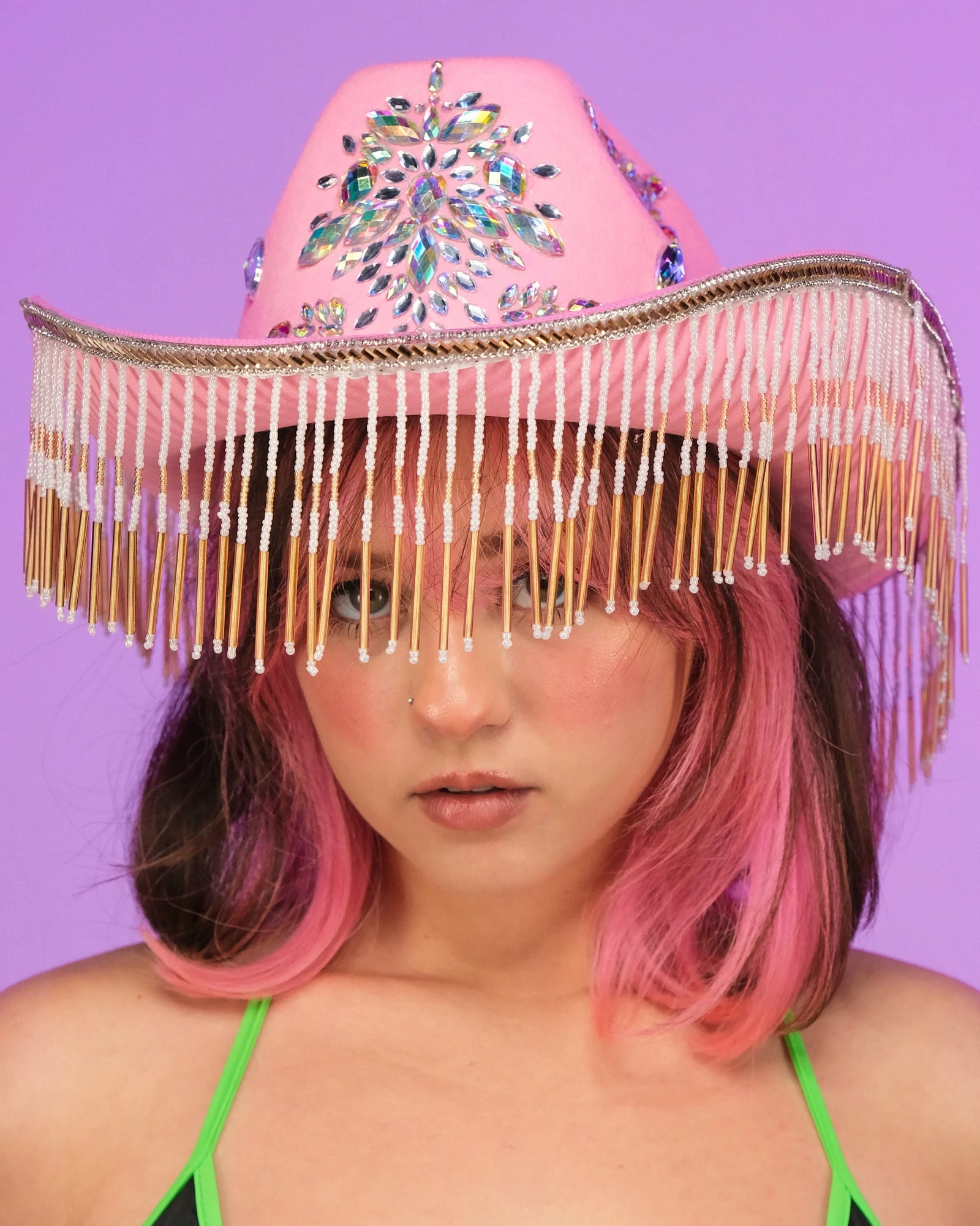 KBW Wild At Heart Fringe Cowboy Hat 4 KBW Wild At Heart Fringe Cowboy Hat - Image 2