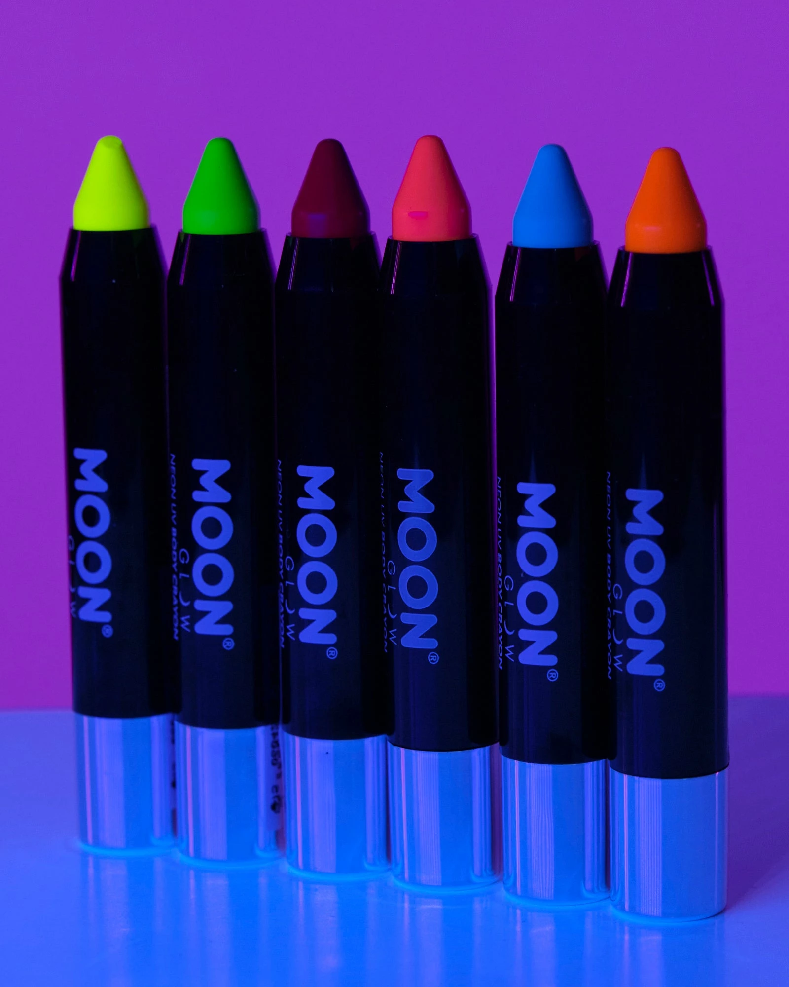 Camden Passage Inc (Package Of 6) Moon Radio Active Body Crayons 2 Camden Passage Inc (Package Of 6) Moon Radio Active Body Crayons - Image 2
